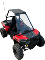 Open Trail Molded Roof for Polaris ACE 150 – Durable UV-Resistant HDPE with Steel Clamps
