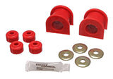 Energy Suspension 8.5118R Front Sway Bar Bushing Set for 1997-2000 Toyota Tacoma and 1998-2000 Toyota 4Runner - 27mm Diameter, Red Polyurethane