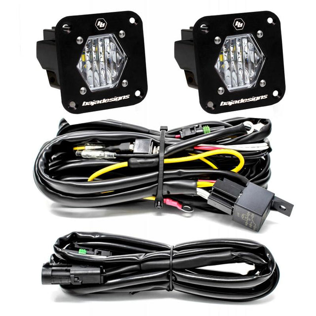 Baja Designs S1 Wide Cornering LED Light Backup Kit with Mounting Brackets – Pair