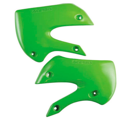 Acerbis KLX110/DRZ110 and RM/KX65 Radiator Shroud by Acerbis - Green - Fits Kawasaki and Suzuki Powersports Models