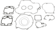 ATHENA Complete Gasket Kit - Kawasaki P400250850015