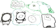 ATHENA Complete Gasket Kit - Honda P400210850095