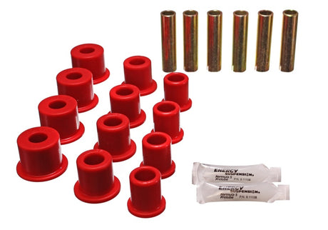 Energy Suspension Rear Spring Bushings - Red for Ford Bronco II and Ranger (Part #4.2134R)