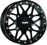 DragonFire Racing Typhon Wheel 15x10 Black Machined Finish Part 523201