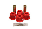 Energy Suspension Jeep Rear Spring Shackle Set - Red for 1984-1990 Jeep Wagoneer