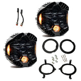 Baja Designs LP6 LED Headlight Kit for Jeep Wrangler JL & Gladiator JT – Amber