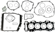 ATHENA Complete Gasket Kit - Kawasaki P400250870053