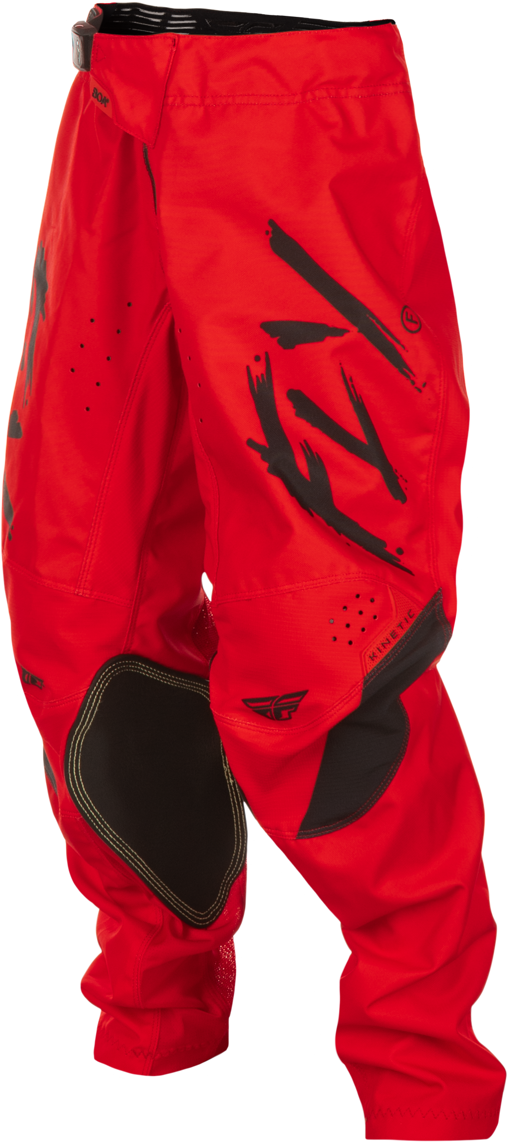 Fly Racing Youth Kinetic Stoke Offroad Pants – Red/Black, US 26, Compatible with ATV and Dirt Bike Vehicles