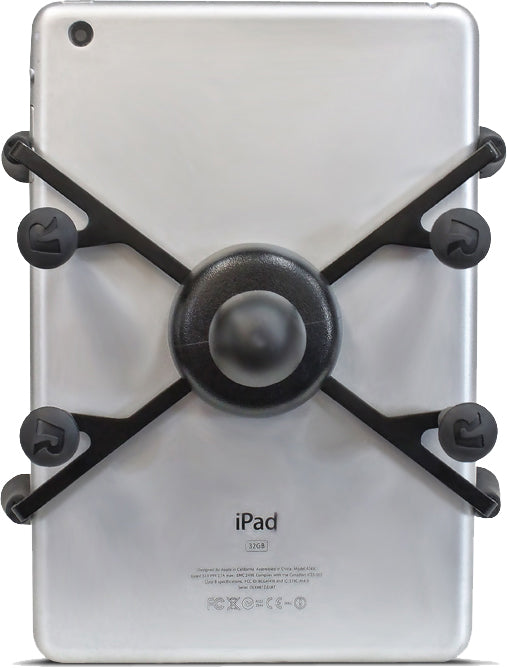 RAM X Grip II Small Tablet Holder with 1-inch Ball - Universal Fit for Cars, Trucks, and SUVs