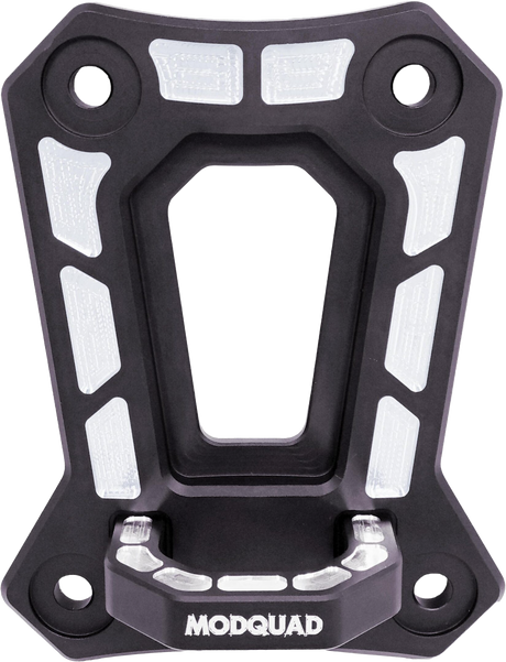 MODQUAD Rear Differential Cover with Hook for Polaris RZR Models (Part No. RZR-RDH-PRO-R-BLK)
