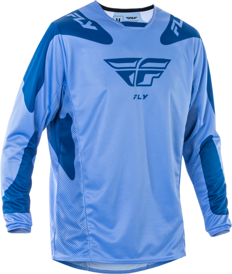 Fly Racing Kinetic Sym Jersey Ultramarine/Dark Blue for Motocross and Off-Road Vehicles