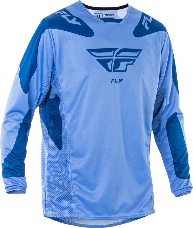 Fly Racing Kinetic Sym Jersey Ultramarine/Dark Blue for Motocross and ATV Vehicles