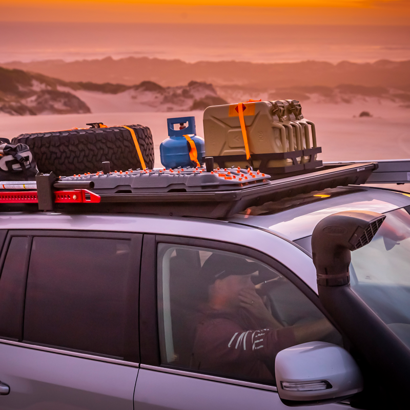 ARB BASE Rack Kit 84-inch x 51-inch with Mount Kit and Deflector for Toyota Land Cruiser