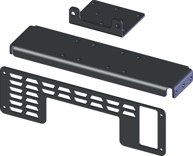 KFI 05-09 Polaris Ranger Wide Kit Winch Mount