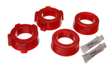 Energy Suspension 15.2109R Rear Spring Plate Bushing Set for 1972-1978 Volkswagen Beetle and Super Beetle, Red Polyurethane