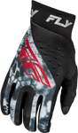 Fly Racing Pro Lite Kryptek Gloves for Motorcycle and ATV – Extra Large, Black/Red/Grey