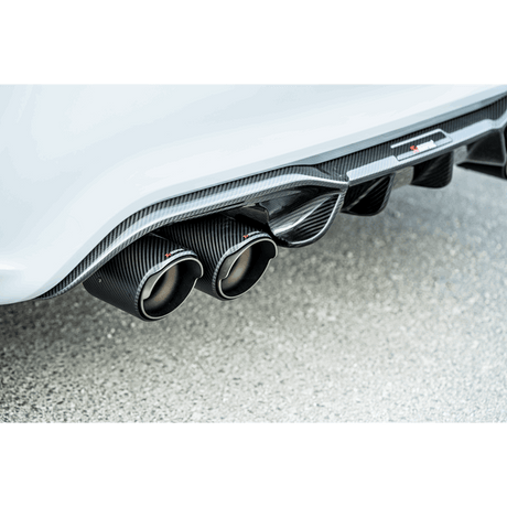 Akrapovic Slip-On Line Exhaust for 2018+ BMW M2 Competition & M2 CS with Titanium and Carbon Fiber Tips (Part #S-BM/T/3H)
