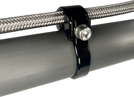 AXIA MODCLR-BK Tubing Mounted Cable and Line Clamp for Vehicles with 3/8 Inch Brake Lines