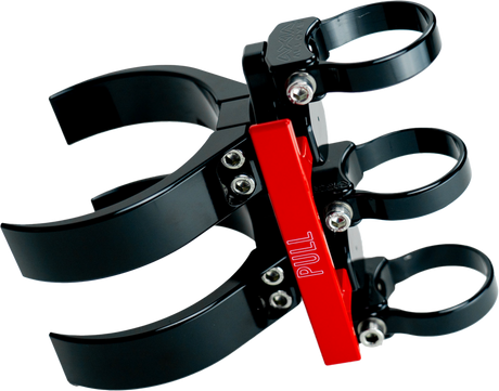 AXIA MODFM5-BK Quick Release Fire Mount for 5lb Amerex Fire Extinguisher - Universal Fit for UTVs with Horizontal Roll Cage Bars