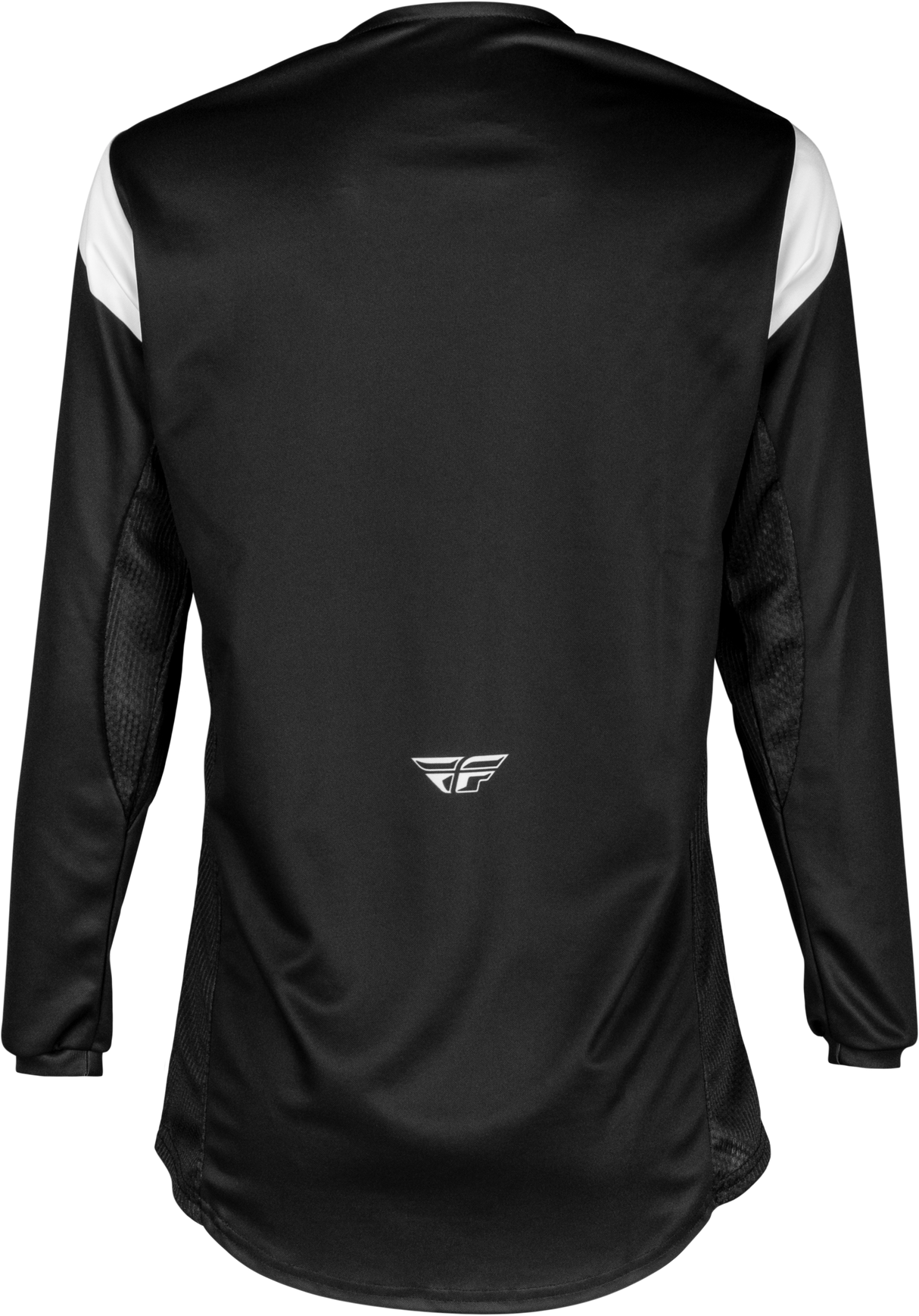 Fly Racing Youth Kinetic Stoke Jersey Black/White YXL for Motocross and Off-Road Vehicles
