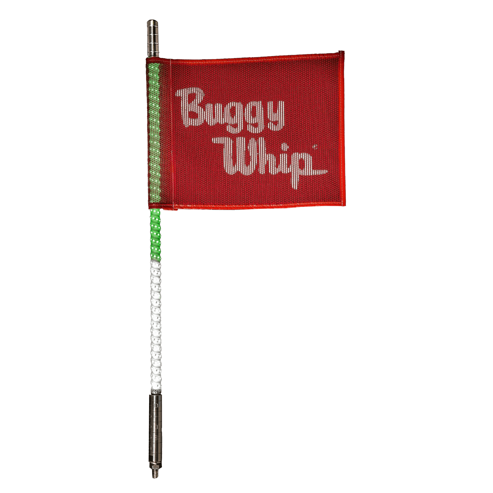 2' LED Whip with Flag | Buggy Whip