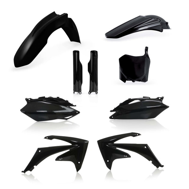 Acerbis Full Plastic Kit for Honda CRF250R and CRF450R (2009-2013) - Black