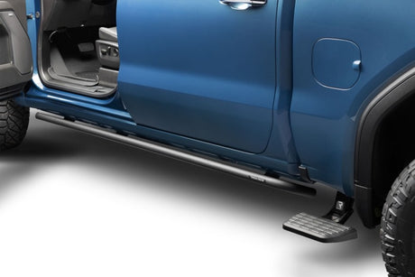 AMP Research BedStep2 Side Step for Chevy Silverado and GMC Sierra 1500 (2019-2022) – Black