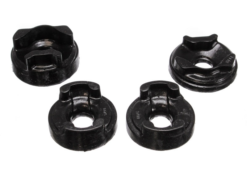 Energy Suspension 8.1101G Black Polyurethane Motor Mount Insert Set for 2003-2006 Toyota Matrix (Front and Rear Torque Positions)