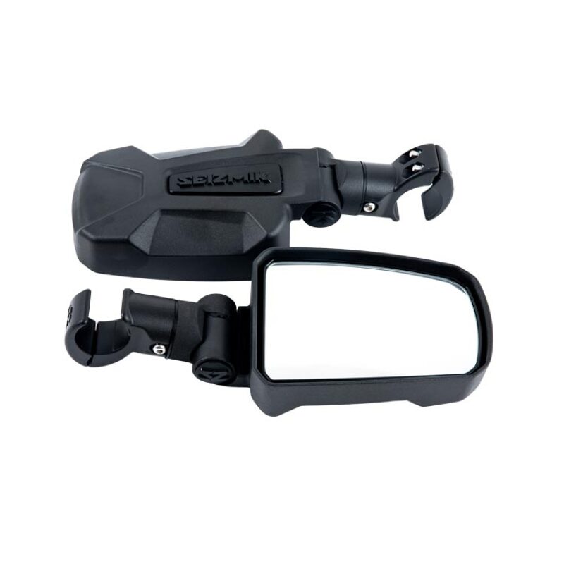 Seizmik 24+ Polaris/Cam-am/Honda/Kaw Pursuit Sideview Mirror - Adj 1.75-2 in. ROP Clamp Pair