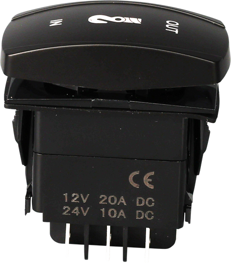 Open Trail SM106-019 Momentary LED Winch Switch Pro Backlit - Fits Jeep Wrangler, Toyota Tacoma, Ford F-150