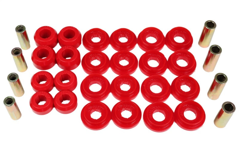 Energy Suspension 8.3133R Front & Rear Red Control Arm Bushing Set for 2000-2002 Toyota 4Runner
