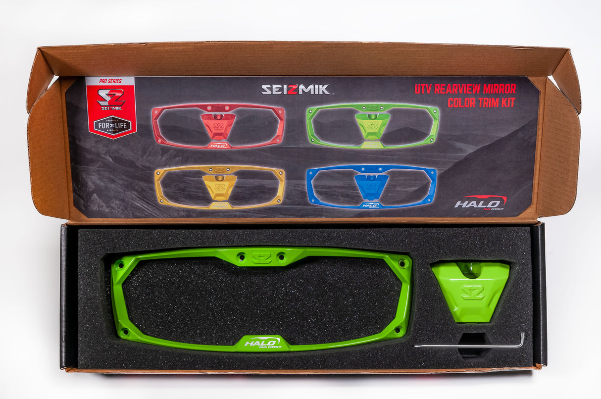 SEIZMIK Bezel Halo Billet, LED, Cast Green for Jeep Wrangler, Toyota Tacoma, Ford F-150