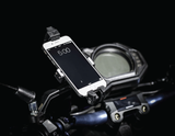 KOSO X1 Smartphone Cradle Large Phone Size - Universal Handlebar Mount for 7/8" to 1 1/4" Bars, Fits Smartphones Up to 7 1/4" Long with Adjustable Clamping