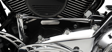 ARLEN NESS Shift Rod - Deep Cut - Round - Chrome 19-930