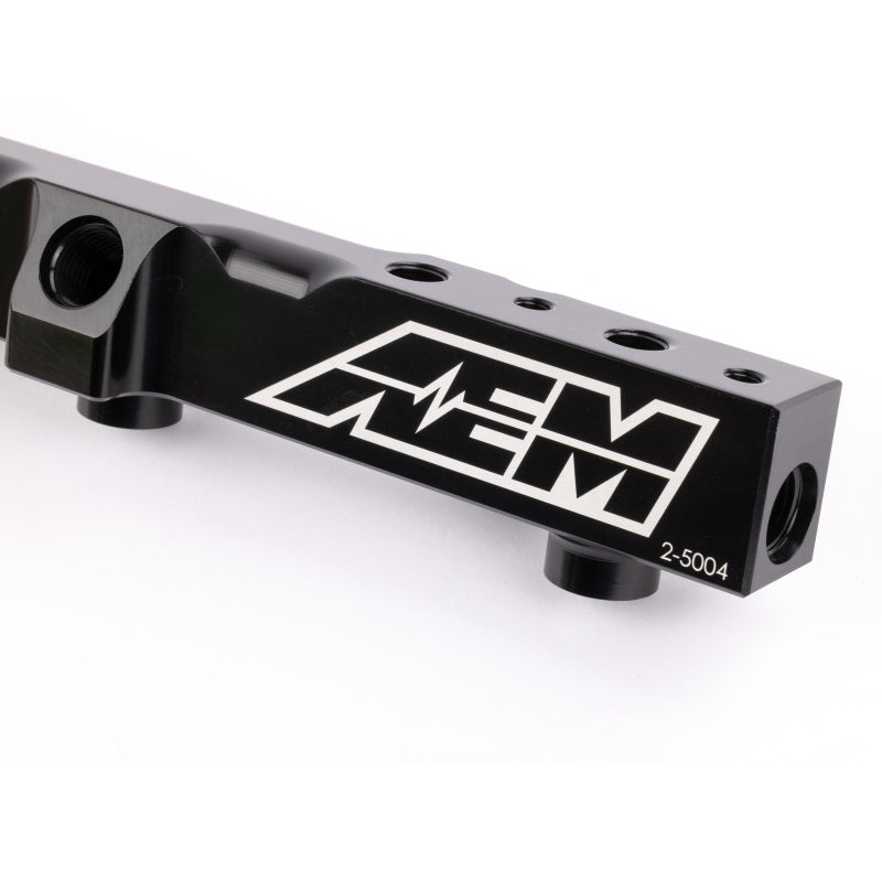 AEM 90-93 Accord DX/LX/SE/EX & 92-01 Prelude S/Si/Si VTEC Black Fuel Rail