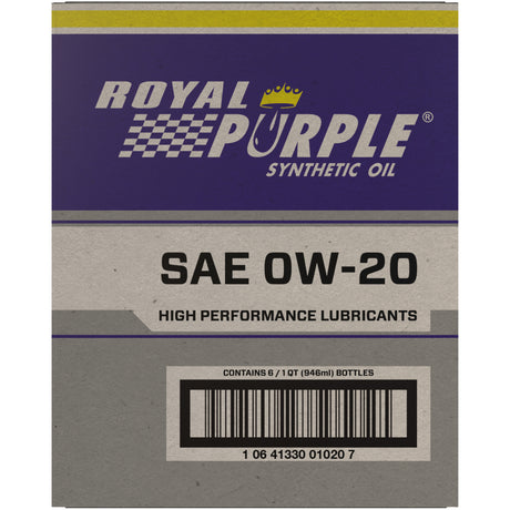 Royal Purple Premium Synthetic High Performance Multi-Grade 0W-20 Motor Oil - 1 Quart