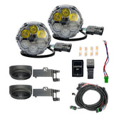 Nacho Offroad Technology Toyota Nacho SAE Only Plug & Play Fog Light Kit - White for Toyota Tundra & Tacoma