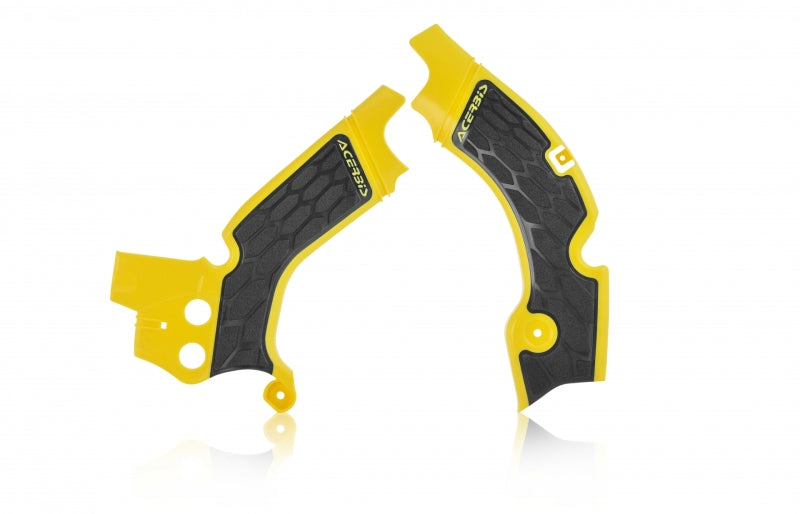 Acerbis X-Grip Frame Guards for Suzuki RMZ450 (2008-2017) – Yellow/Black
