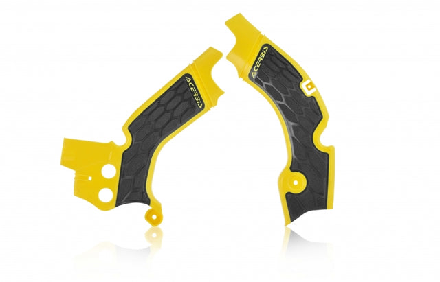 Acerbis X-Grip Frame Guards for Suzuki RMZ450 (2008-2017) – Yellow/Black