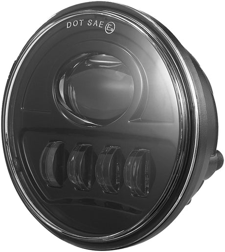 PATHFINDER 4.5-inch Modern LED Passing Lamps Kit – Black, Fits Harley-Davidson Motorcycles