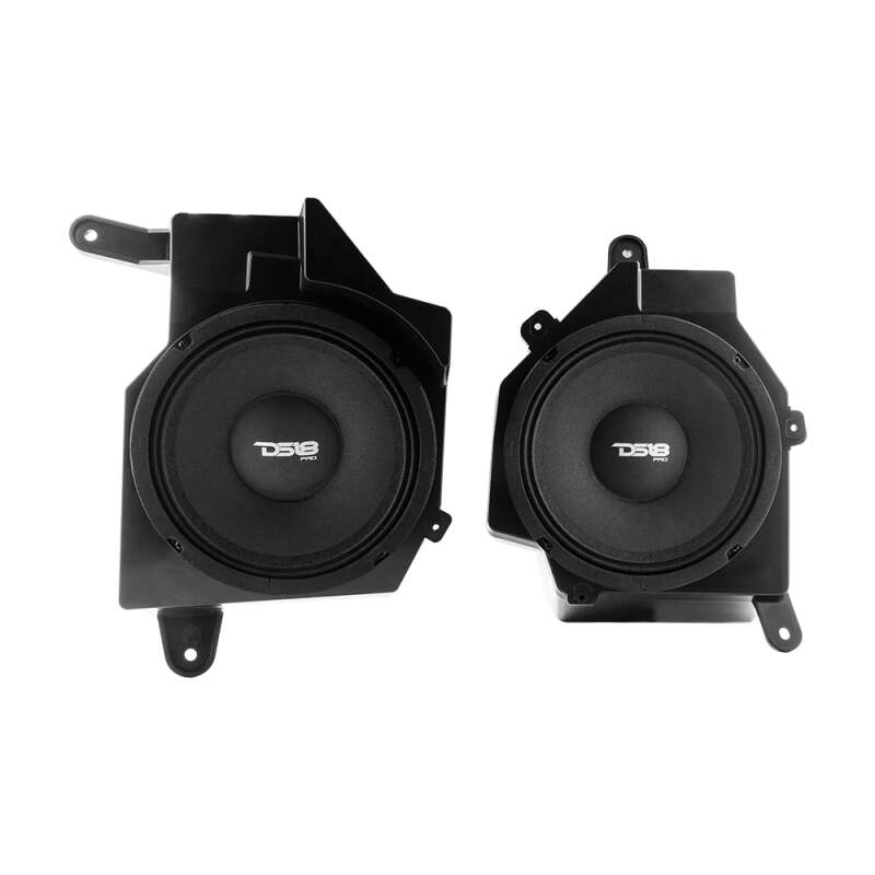 DS18 Jeep JL/JLU/JT Dash Enclosure with 2x 6.5-inch Speakers - Fits Wrangler, Gladiator, and JT Models