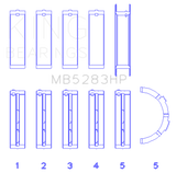 King Engine Bearings Performance Main Bearing Set - Size STD