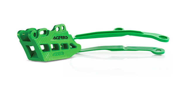 Acerbis Chain Guide Block for Kawasaki KX250F/450F, 2017-2020 KX250 - Green