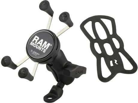 RAM X-Grip Phone Mount with 9mm Angled Bolt Head Adapter for BMW Motorcycles