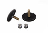 Energy Suspension Hyper-Flex Ultra Low Profile Bump Stop Set for Control Arms and Suspension - Black, Part No. 9.9132G