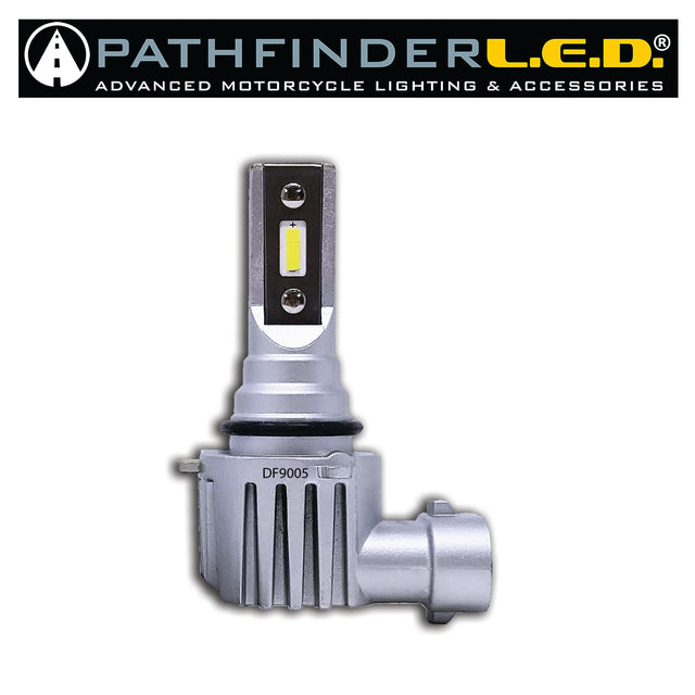 PATHFINDER DF Series 9005 Plug N Play LED Headlight Bulb - Fits 2010-2023 Ford F-150, Silverado 1500, Ram 1500, and More