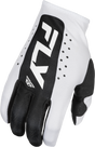 Fly Racing Lite Gloves White/Black X-Small - Offroad MX Gloves for Motocross and ATV