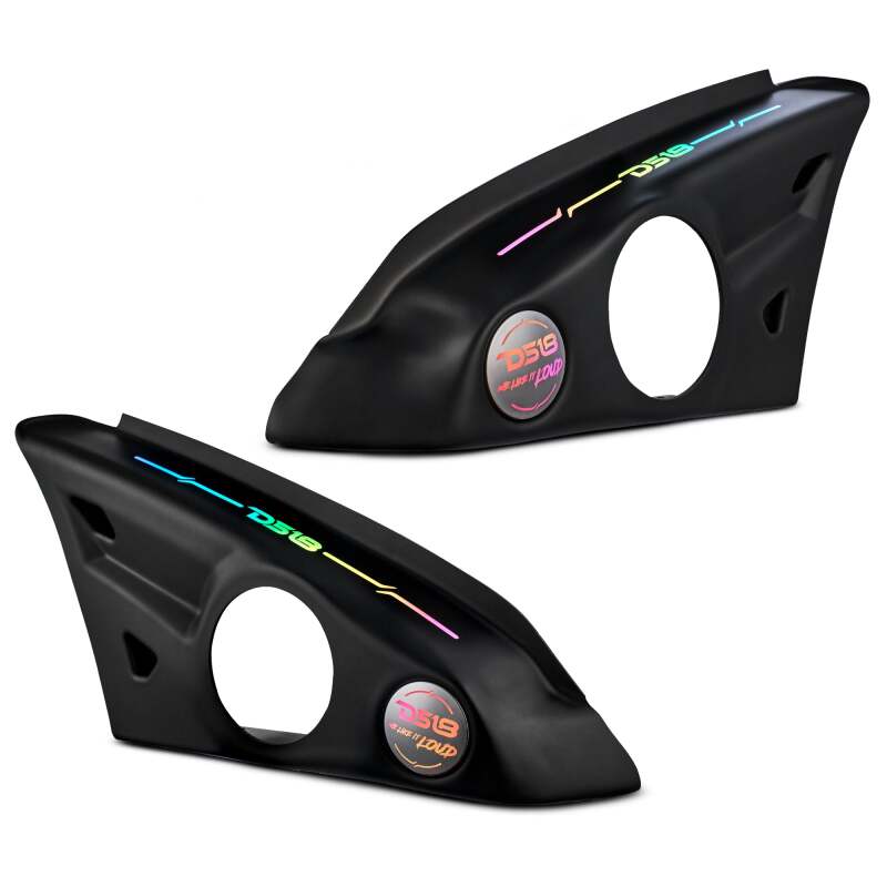 DS18 SLG-AR6V2 Polaris Slingshot Armrest Enclosure with RGB LED Lighting – Fits 2015-2024 Models