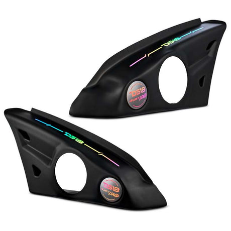 DS18 SLG-AR6V2 Polaris Slingshot Armrest Enclosure with RGB LED Lighting – Fits 2015-2024 Models