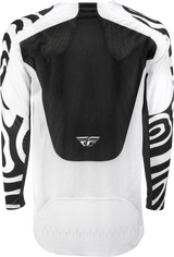 Fly Racing Evolution DST Abyss Jersey White/Black XL for Motocross and Off-Road Vehicles